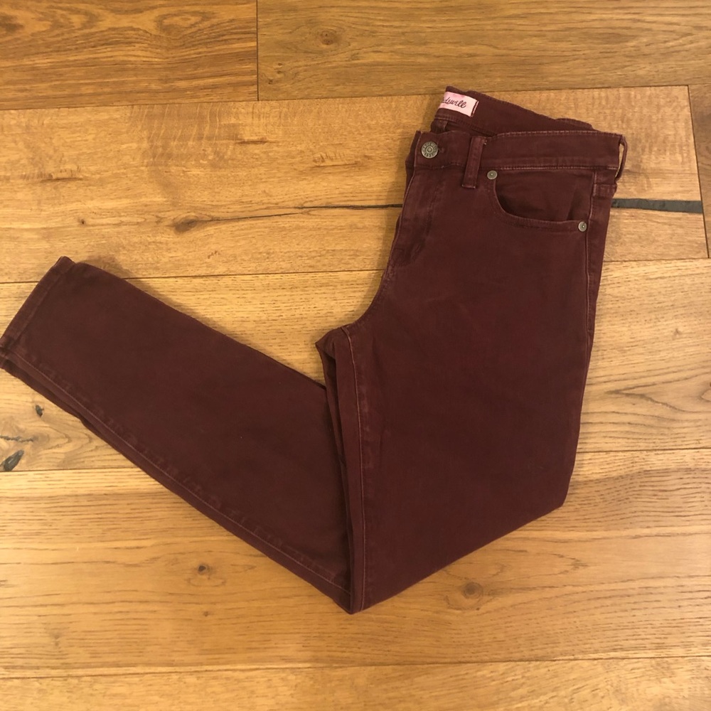 9" High-Rise Skinny Jeans: Garment-Dyed Edition
